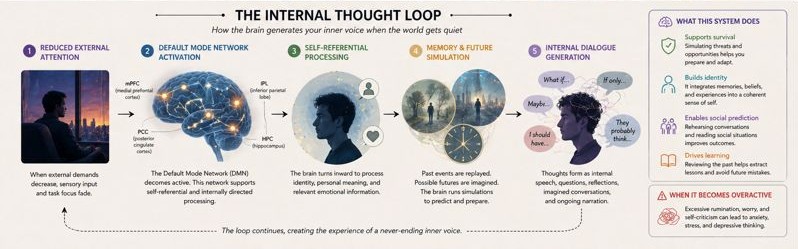 The internal thought loop diagram